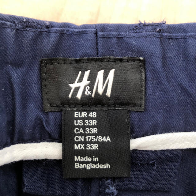 H&M(エイチアンドエム)のH&M メンズショート ネイビー メンズのパンツ(ショートパンツ)の商品写真