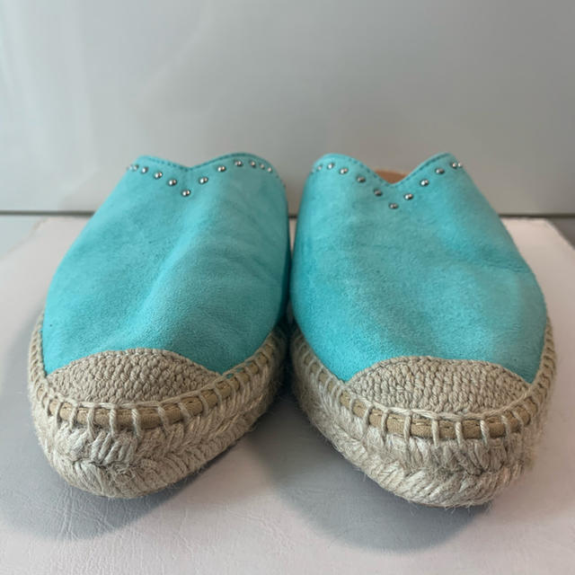 カンナ　ライトブルースエード　エスパドリーユ　サンダル レディースの靴/シューズ(サンダル)の商品写真