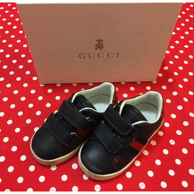 Gucci(グッチ)のGUCCI ベビーシューズ キッズ/ベビー/マタニティのベビー靴/シューズ(~14cm)(スニーカー)の商品写真