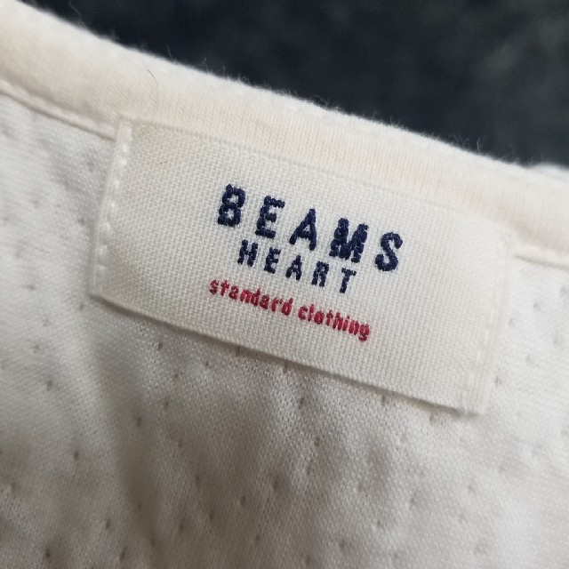 BEAMS(ビームス)のBEAMS　白　カットソー レディースのトップス(カットソー(半袖/袖なし))の商品写真