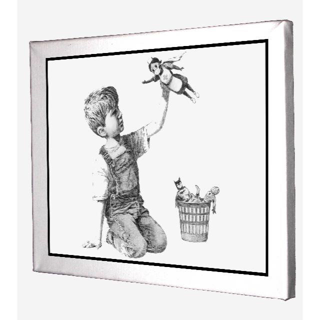 CBS0135-バンクシー Banksy ゲーム・チェンジャー キャンバスアート