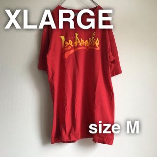 エクストララージ(XLARGE)のXLARGE エクストララージ　フロントプリント　Tシャツ M レッド(Tシャツ/カットソー(半袖/袖なし))