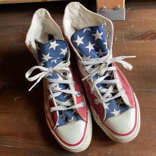 コンバース(CONVERSE)のコンバース　ヴィンテージ　アメリカ星条旗(スニーカー)