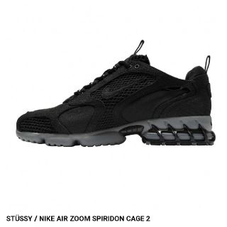 ステューシー(STUSSY)のSTUSSY NIKE AIR ZOOM SPIRIDON CAGE 2 (スニーカー)