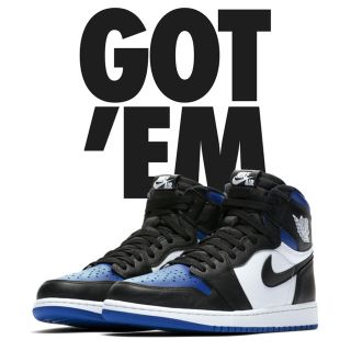 ナイキ(NIKE)のnike air jordan 1 royal toe 27.5cm us9.5(スニーカー)