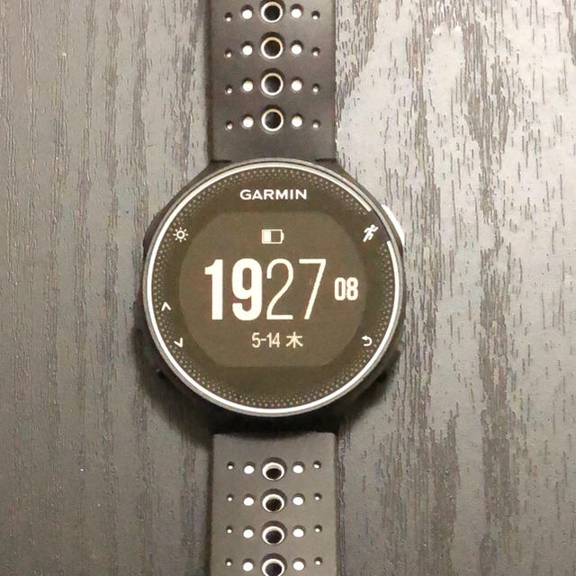 GARMIN(ガーミン)の【プードル様用】Garmin ガーミン　230j ブラック メンズの時計(腕時計(デジタル))の商品写真