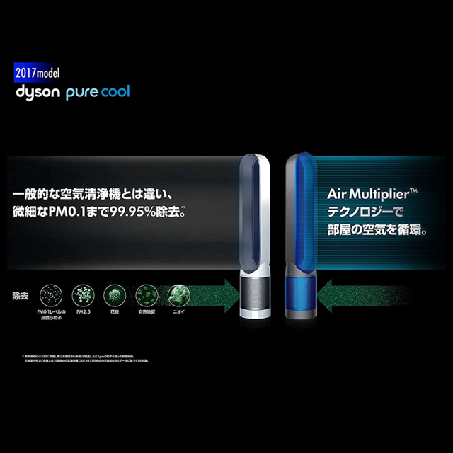 Dyson(ダイソン)のDyson Pure Cool TP00 WS ピュアクール　ダイソン スマホ/家電/カメラの冷暖房/空調(扇風機)の商品写真