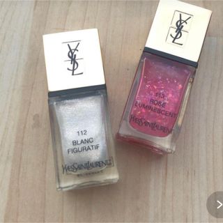 イヴサンローランボーテ(Yves Saint Laurent Beaute)のkumi様専用　112シルバー(マニキュア)