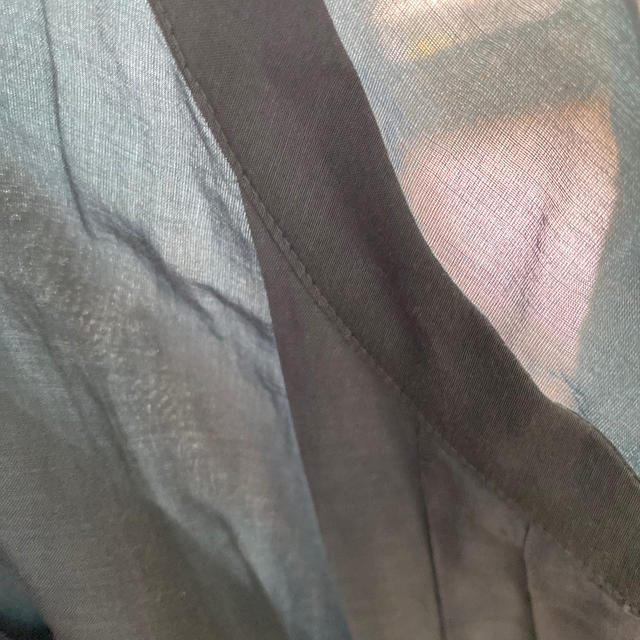 TOMORROWLAND(トゥモローランド)のぷーちゃ様専用トゥモローランド　ブラウス　Mサイズ　透け素材　シルク混 レディースのトップス(シャツ/ブラウス(半袖/袖なし))の商品写真