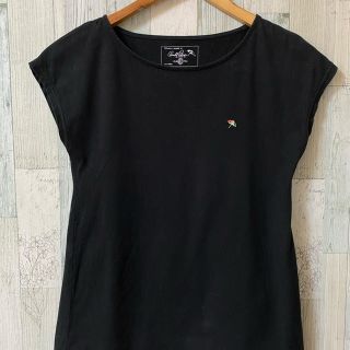 アーノルドパーマー(Arnold Palmer)のアーノルドパーマー　Tシャツ　トップス　レディース　黒(Tシャツ(半袖/袖なし))