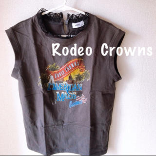 ロデオクラウンズ(RODEO CROWNS)の【Rodeo Crowns】ノースリーブトップス(Tシャツ(半袖/袖なし))