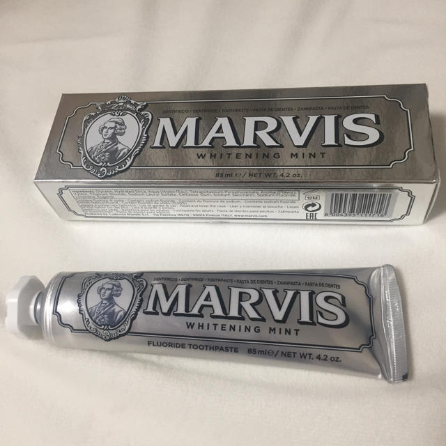 MARVIS(マービス)の残り1本！MARVIS 歯磨き粉 ホワイトニングミント 85ml コスメ/美容のオーラルケア(歯磨き粉)の商品写真