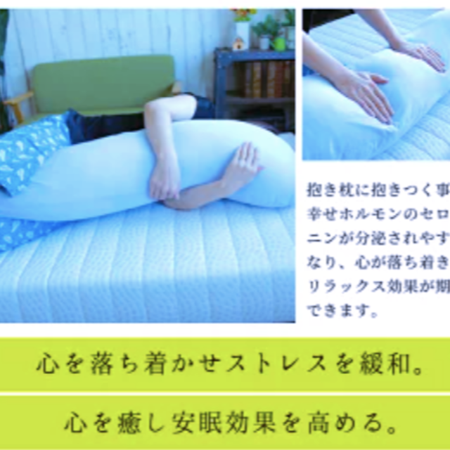 ひんやり気持ちい】アイスポイント抱き枕