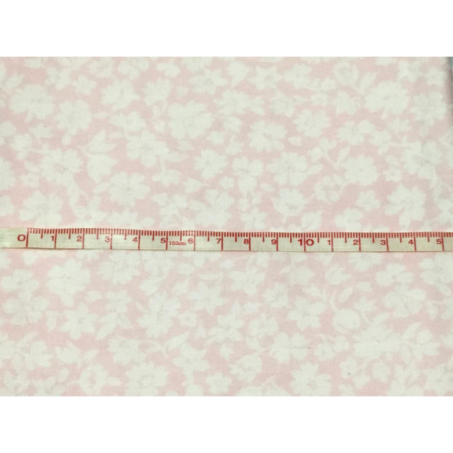 新品☆生地 ダブルガーゼ 2枚 約46cm×50cm☆花柄 ピンク ブルーグレー ハンドメイドの素材/材料(生地/糸)の商品写真