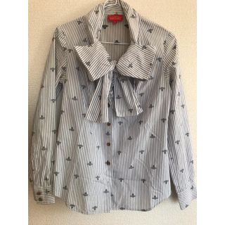 ヴィヴィアンウエストウッド(Vivienne Westwood)のvivienne  westwood ストライプ ブラウス(シャツ/ブラウス(長袖/七分))