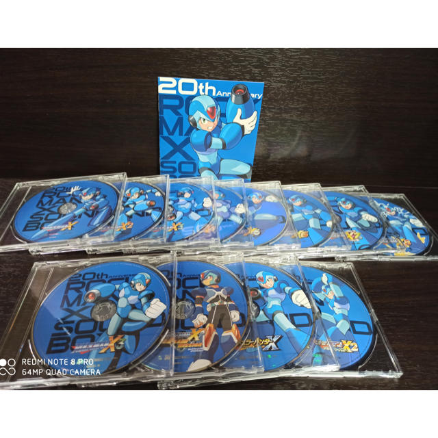 CAPCOM(カプコン)のロックマンX サウンドBOX エンタメ/ホビーのCD(ゲーム音楽)の商品写真