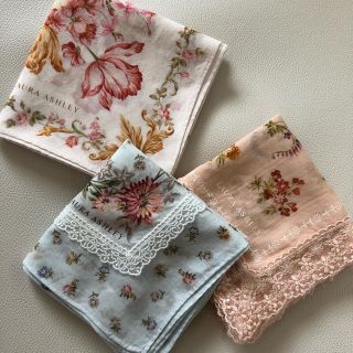 ローラアシュレイ(LAURA ASHLEY)のハンカチ3枚set(ハンカチ)