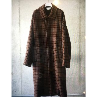 ワンエルディーケーセレクト(1LDK SELECT)のYOKE DOUBLE JQUARD KNIT BAL COLLAR COAT(ステンカラーコート)