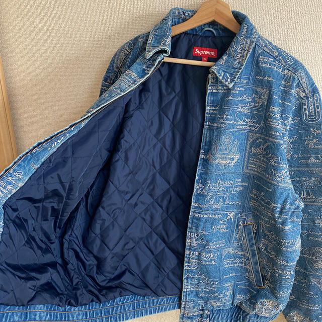 Supreme(シュプリーム)のSupreme Checks Embroidered Denim Jacket  メンズのジャケット/アウター(ブルゾン)の商品写真