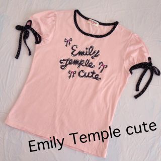 エミリーテンプルキュート(Emily Temple cute)の送料込♡エミキュのリボン付きTシャツ(Tシャツ(半袖/袖なし))