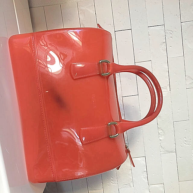 Furla(フルラ)の専用❤️正規品⭐︎FURLAキャンディバッグ　大　オレンジ レディースのバッグ(ハンドバッグ)の商品写真