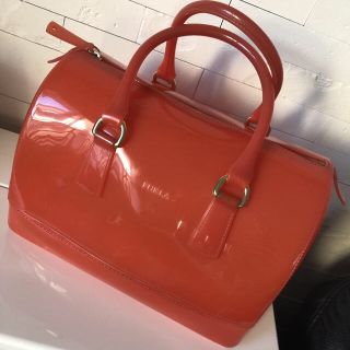 フルラ(Furla)の専用❤️正規品⭐︎FURLAキャンディバッグ　大　オレンジ(ハンドバッグ)