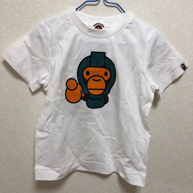 A BATHING APE(アベイシングエイプ)のBapekids size100 キッズ/ベビー/マタニティのキッズ服男の子用(90cm~)(Tシャツ/カットソー)の商品写真