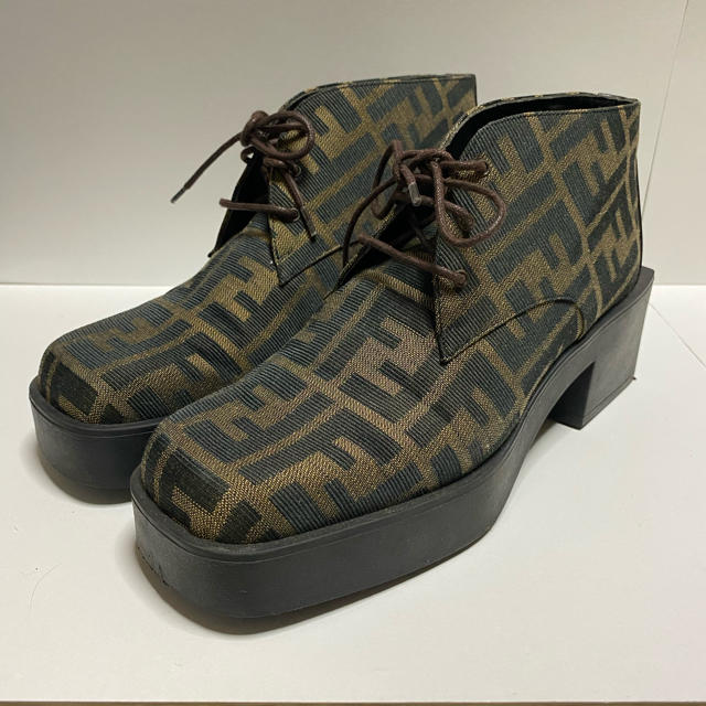 FENDI ショートブーツ ズッカ 【日本製】 www.bluepractice.co.jp