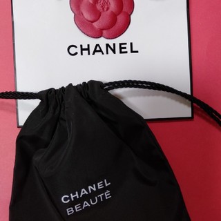 シャネル(CHANEL)の【９1】シャネルカメリア付きショップ袋&巾着袋(ショップ袋)