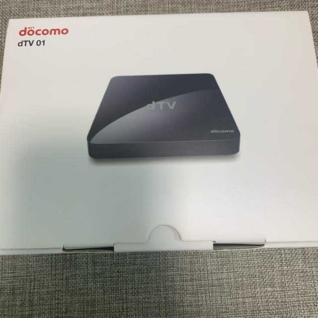 NTTdocomo(エヌティティドコモ)のdTV 01 BLACK ターミナル スマホ/家電/カメラのテレビ/映像機器(その他)の商品写真