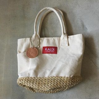 カルディ(KALDI)のカルディ トートバッグ バッグ　カゴバッグ　2020春　新品(トートバッグ)