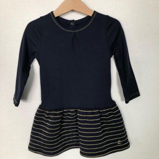 プチバトー(PETIT BATEAU)の新品 PETIT BATEAU_プチバトー マリニエールコンビワンピース(ワンピース)