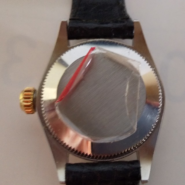 ROLEX(ロレックス)のロレックス レディースのヴィンテージ 6517  金無垢モデル クロコダイル革 レディースのファッション小物(腕時計)の商品写真