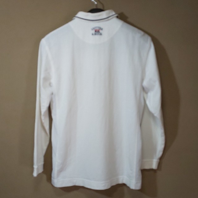 CUTTER & BUCK(カッターアンドバック)のcutter&buck 白 長袖  ポロシャツ メンズのトップス(シャツ)の商品写真