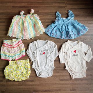 ベビーギャップ(babyGAP)の6点　セット売り　60(ロンパース)