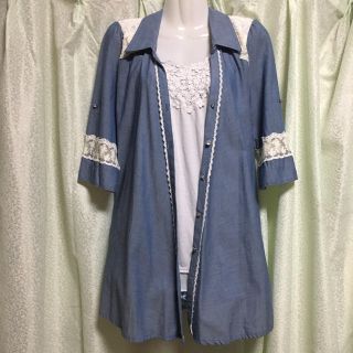 アクシーズファム(axes femme)のレイヤード風　プルオーバー(カットソー(長袖/七分))