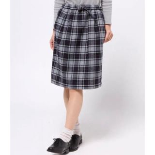 ドットアンドストライプスチャイルドウーマン(Dot&Stripes CHILDWOMAN)の【最低価格】Dot and Stripes エターミンチェックベルト付SK(ひざ丈スカート)