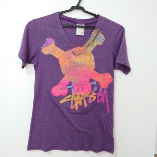 ステューシー(STUSSY)のstussy girls 半袖 Tシャツ パープル(Tシャツ(半袖/袖なし))