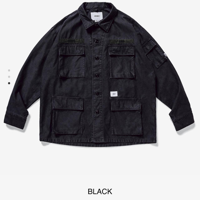 wtaps jungle shirts black sサイズ