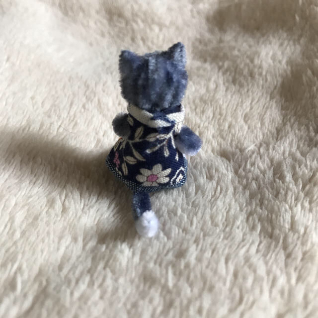 ミニチュア モールアート ☆ モールねこ 白 - おもちゃ