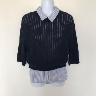 ダブルクローゼット(w closet)のノースリーブシャツ インナー レイヤード(シャツ/ブラウス(半袖/袖なし))