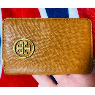 トリーバーチ(Tory Burch)のTory Burch キーケース　ブラウン×オレンジ(キーケース)