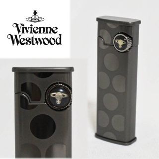 ヴィヴィアンウエストウッド(Vivienne Westwood)の《ヴィヴィアンウエストウッド》新品 ドット柄 フリント式 ガスライター グレー(その他)