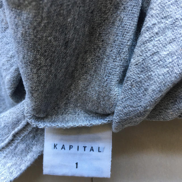 KAPITAL(キャピタル)の専用　kapital ラグランTシャツ　カットソー　サイズ1 レディースのトップス(Tシャツ(長袖/七分))の商品写真