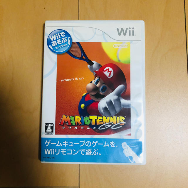 Wii(ウィー)のWiiであそぶ マリオテニスGC Wii エンタメ/ホビーのゲームソフト/ゲーム機本体(家庭用ゲームソフト)の商品写真