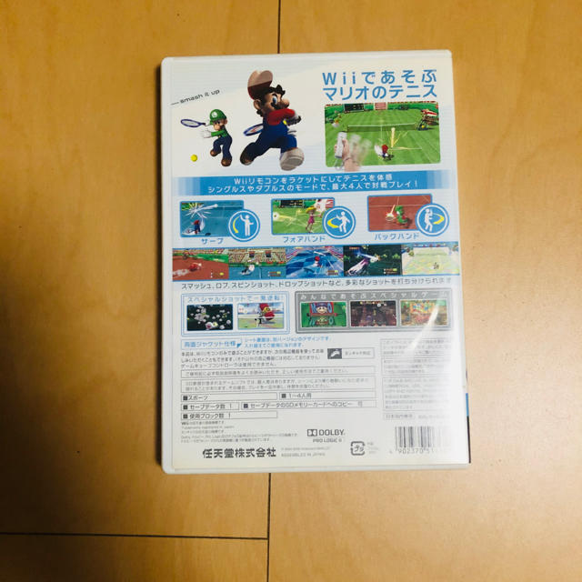 Wii(ウィー)のWiiであそぶ マリオテニスGC Wii エンタメ/ホビーのゲームソフト/ゲーム機本体(家庭用ゲームソフト)の商品写真