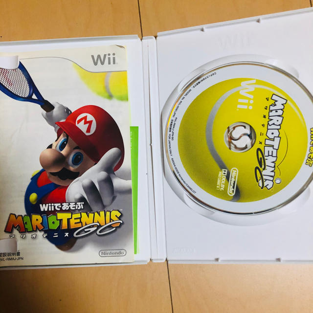 Wii(ウィー)のWiiであそぶ マリオテニスGC Wii エンタメ/ホビーのゲームソフト/ゲーム機本体(家庭用ゲームソフト)の商品写真