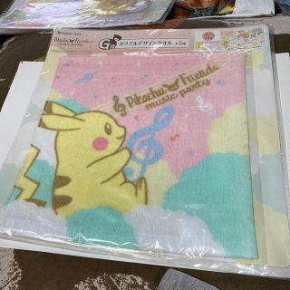 ポケモン(ポケモン)の【新品未開封】ピカチュウ タオル(タオル)