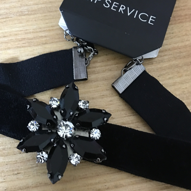 LIP SERVICE(リップサービス)のチョーカー♡LIP SERVICE♡黒 レディースのアクセサリー(ネックレス)の商品写真