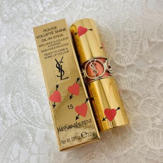 イヴサンローランボーテ(Yves Saint Laurent Beaute)の限定パッケージ・新品　YSLルージュヴォリュプテシャイン No 15(口紅)